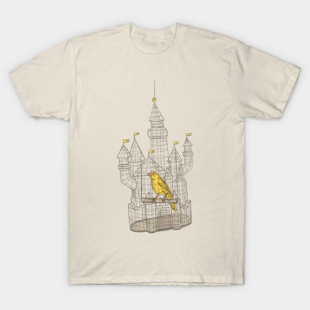 A Castle, But Still A Cage T-Shirt by WanderingBert